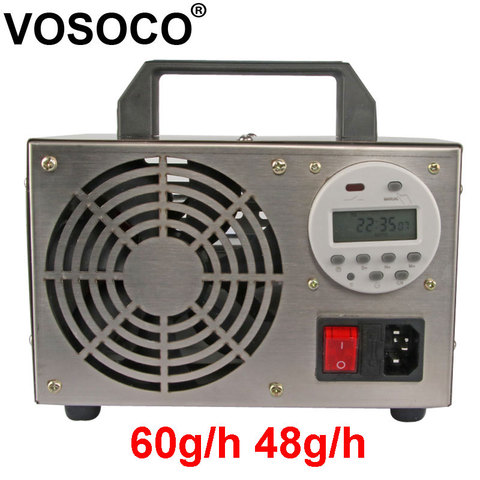 Generador de ozono con pantalla digital inteligente, purificador de aire, Ozonizador, desodorante, equipo de desinfección, 48g ► Foto 1/6