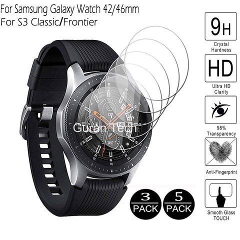 Protector de pantalla de vidrio templado para Samsung Gear S3 Classic Frontier, películas protectoras de vidrio de 46mm, 42mm, 3, 41/45mm ► Foto 1/6