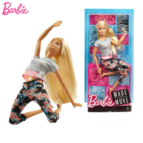 Muñecas Barbie originales hechas para mover la articulación del Yoga para niñas, Juguetes para niños, regalos de 18 pulgadas ► Foto 1/6