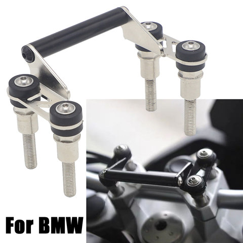 Soporte para manillar para navegación de teléfono móvil, porta móvil con cargador de teléfono usb para BMW F750GS F750GS F800GS F700GS R1200RS R1200R, 12mm ► Foto 1/6