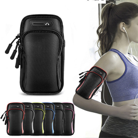 Funda deportiva Universal para teléfono móvil IPhone Pro Max, funda deportiva resistente al agua para el brazo, para correr, para Samsung, Huawei, 6,5 pulgadas ► Foto 1/6