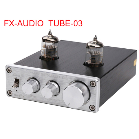 Tubo del preamplificador Bile para la fiebre, preamplificador de 2x50W con ajuste Alto y Bajo Nobsound, 2022 FX-AUDIO-03 ► Foto 1/2