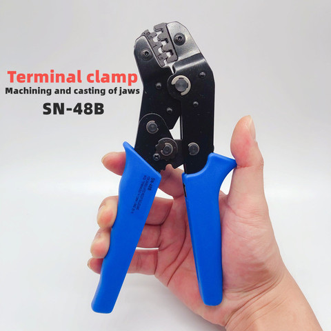 Mini herramienta de crimpado de terminal TAB2.8, herramienta de crimpado de terminal europeo SN-28B/48B, 0,3-1,0mm, 0,5-2,5mm, medidor cuadrado ► Foto 1/6
