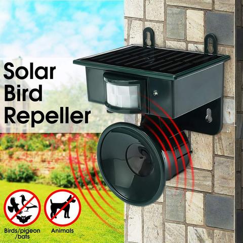 Repelente electrónico ultrasónico de alta potencia para plagas, Animal, para pájaros y perros, alarma analógica, sonido inteligente, repelente electrónico de roedores ► Foto 1/6