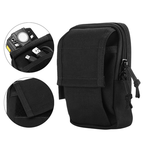 BOBLOV-bolsa para cámara corporal, Estuche de transporte, para todas las marcas, KJ21 WN9 WA7-D HD66, bolso negro para cámara de policía ► Foto 1/6