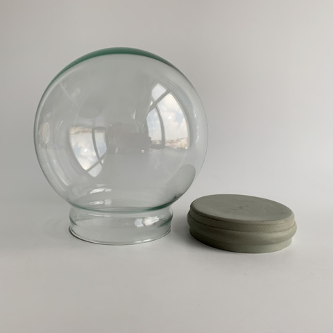 Globo de nieve de vidrio vacío, bricolaje, 45/65/80100/120mm de diámetro, regalo promocional, venta al por mayor ► Foto 1/6