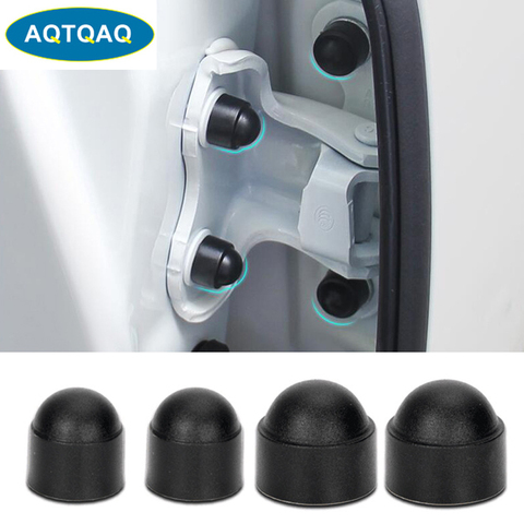 10 unids/set M8 M10 tapas protectoras para cúpula de tuerca de perno, cubiertas de plástico negras expuestas, tapa protectora para puerta hexagonal para la mayoría de los coches ► Foto 1/6