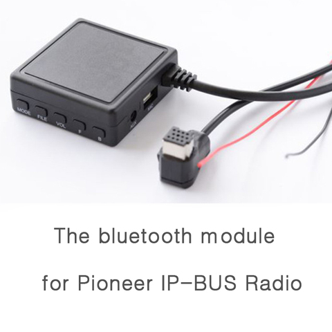 Adaptador de música USB para coche, Cable de Audio inalámbrico con micrófono, para Pioneer Radio IP-BUS, P99, P01, 5,0 ► Foto 1/5