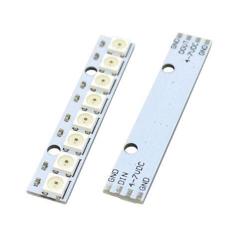 WS2812 5050 RGB LED 8 módulo LED colorido integrado para ► Foto 1/1