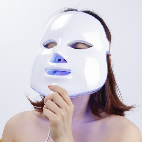 Mascarilla Led de terapia para todo el mundo, mascarilla Facial ligera para terapia, mascarilla Facial Led de fotón, mascarilla Led coreana para el cuidado de la piel ► Foto 1/6