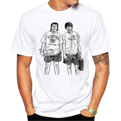 Camiseta clásica de Pulp Fiction para hombre, camiseta de manga corta, camisetas de diseño moderno, 2022 ► Foto 1/4