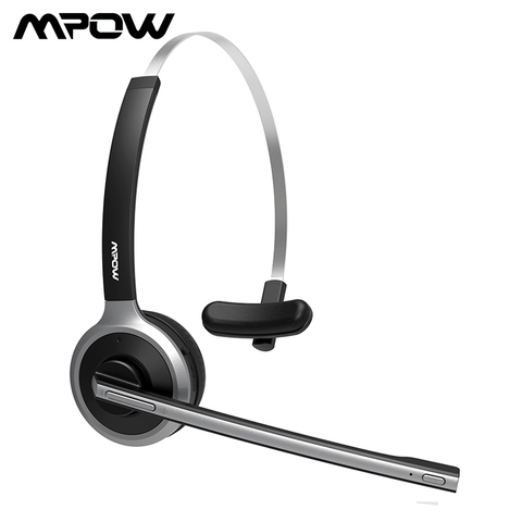 Mpow-auriculares inalámbricos M5 con Bluetooth 5,0, dispositivo con cancelación de ruido y micrófono transparente para camionero/controlador ► Foto 1/6