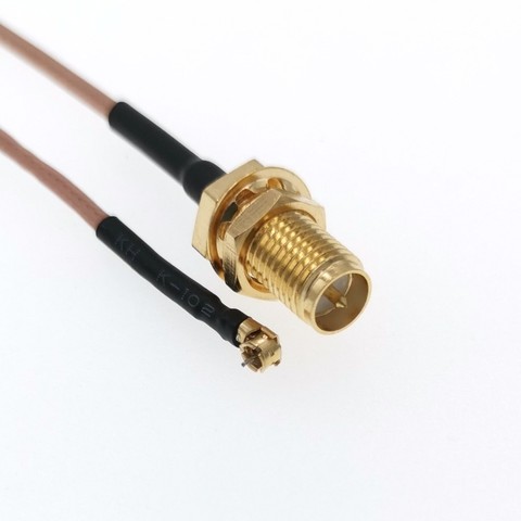 Cable de saltar RF hembra MS156 (IPX DIY) a RP-SMA, RG178, 15CM, para módem LTE Yota LU150, 1 unidad ► Foto 1/6