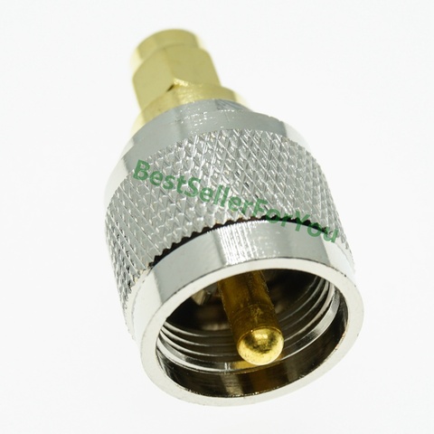 Adaptador de conector RF UHF macho PL259 PL 259, macho a SMA ► Foto 1/6