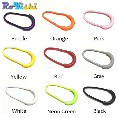 10 unids/pack mezcla de colores en forma de U Cordón de cremallera tirón Correa Lariat para accesorios de ropa ► Foto 1/6