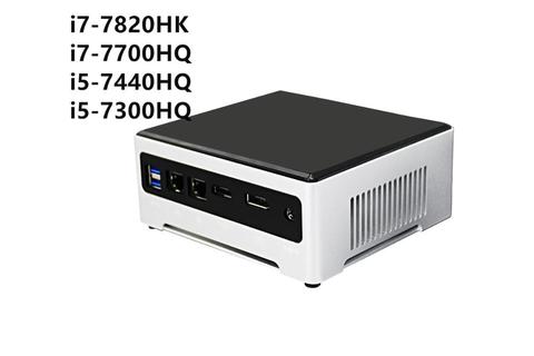 Hystou Mini PC Core i7 7820HK i5 7440HQ Dual M.2 NVME SSD Windows 10 Pro HDMI DP cliente max 64GB de RAM pequeña computadora de escritorio pc ► Foto 1/6