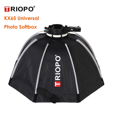 Triopo-Softbox plegable Universal para exteriores, Speedlite, octagonal, paraguas, para Yongnuo Godox V1 AD200 Profoto A1, KX65 ► Foto 1/6