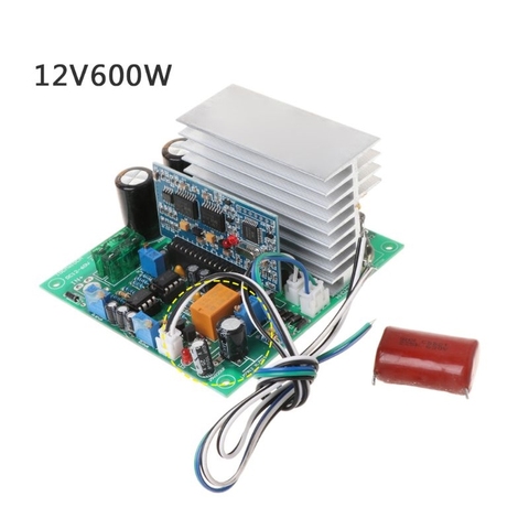 Placa de potencia del inversor de frecuencia onda sinusoidal pura 12/24/48V 600/1000/1800W tableros terminados para DIY ► Foto 1/6