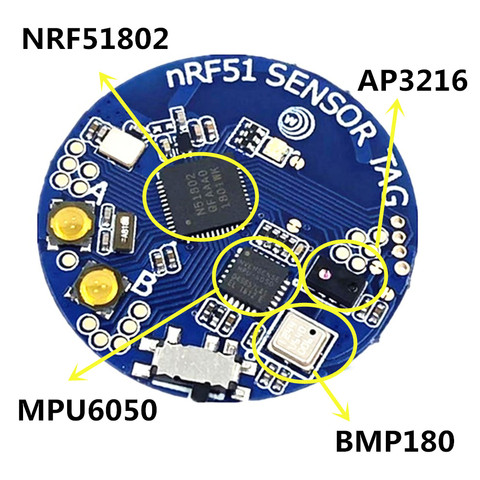 Módulo sensor de temperatura NRF51822 NRF51802 AP3216 Bluetooth 4,0, acelerómetro, giroscopio, luz ambiental ► Foto 1/4