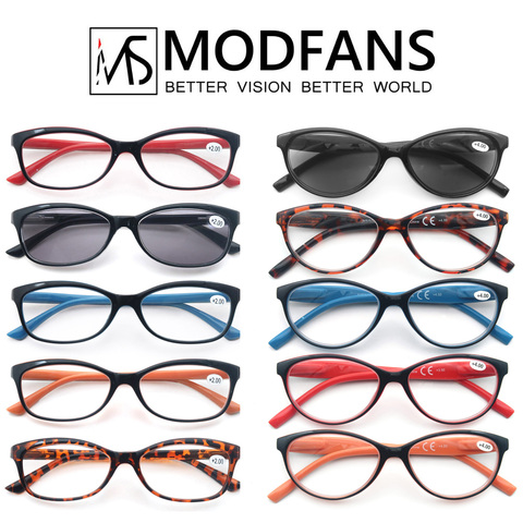 MODFANS-gafas de sol clásicas Retro Para hombre y mujer, anteojos de lectura con montura, Material de plástico, irrompibles ► Foto 1/6