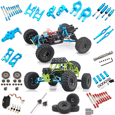 Wltoys 12428 12423 RC coche todos actualizar piezas de metal RC camión diferencial delantero trasero 12428-0004/0005/0006 12428 piezas ► Foto 1/6