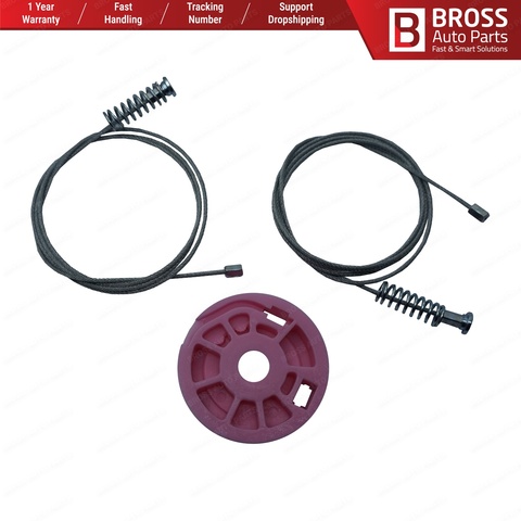 Bross-regulador de ventanilla eléctrica BWR5299, conjunto de reparación de puerta trasera izquierda o derecha, para BMW 7 Series E38, 51358125203 ► Foto 1/6