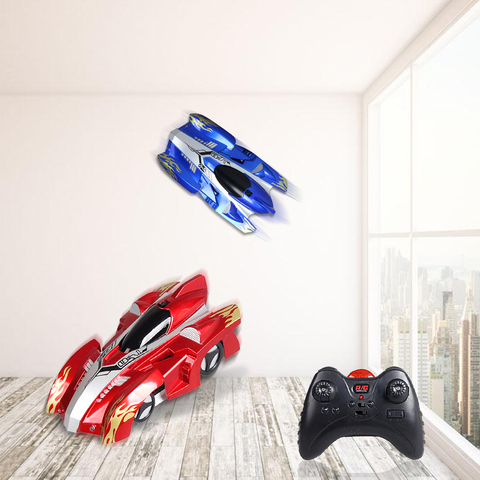 Nuevo RC coche de carreras juguetes escalar techo subir a través de la pared de juguete de Control remoto juguete de modelo de coche coches regalo para los niños ► Foto 1/6