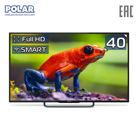 Smart TV POLAR P40L33T2CSM, electrónica de consumo, equipos de Audio en casa, vídeo de 40 pulgadas, dvb, dvb-t, dvb-t2, digital, full HD, televisor LED ► Foto 1/5