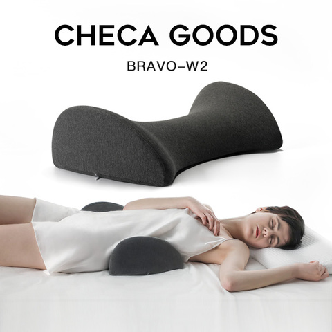 CHECA GOODS-almohada en forma de I para la cintura, ropa de cama de algodón de espuma viscoelástica, almohada corporal para dormir durante el embarazo ► Foto 1/5