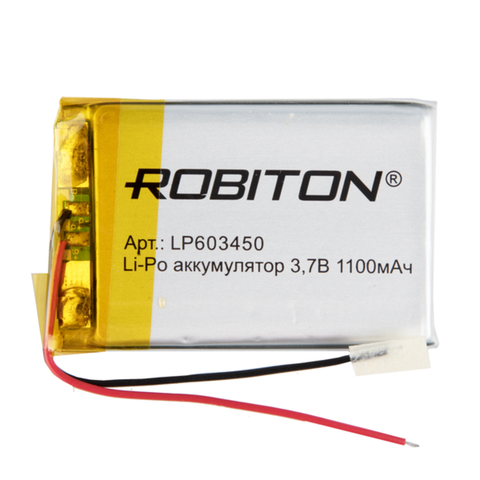 Batería de polímero Li-ion lp603450 robiton, li-pol prism con circuito de protección ► Foto 1/1