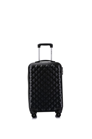 Maleta negro maleta equipaje clásico de viaje bolsa caso ABS + PC de viaje maleta trolley ABS + PC maleta de viaje ► Foto 1/1