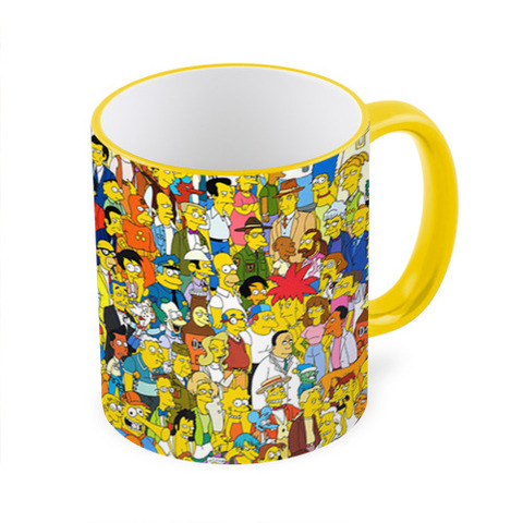 Taza con estampado completo de los Simpsons ► Foto 1/2