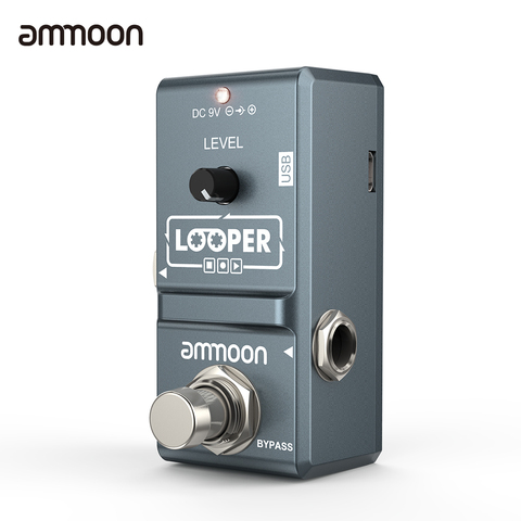 Ammoon AP-09 Looper guitarra Pedal Nano serie bucle eléctrico guitarra efecto Pedal True Bypass ilimitado Overdubs partes de guitarra ► Foto 1/6