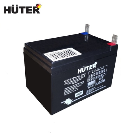 Batería recargable de la batería v 12doble Ω Huter, 64/1/23 batería recargable para equipo de jardinería acumulador dispositivo para la acumulación ► Foto 1/2