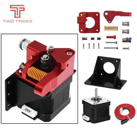 Extrusora de bloques de aleación de aluminio para impresora 3D, extrusora de filamentos de 1,75 MM para MK8 CR10 CR-10S Ender 3 Pro ► Foto 1/6