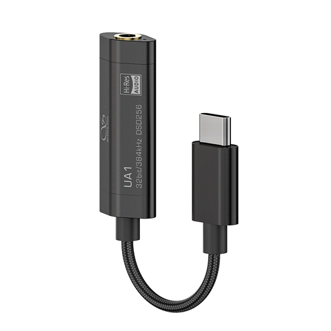 SHANLING-Chip de alta fidelidad UA1 ESS ES9218P, DSD 256, alta resolución, 32 bits/384Khz, USB-C, DAC/AMP, adaptador con Cable de cobre de alta pureza ► Foto 1/5