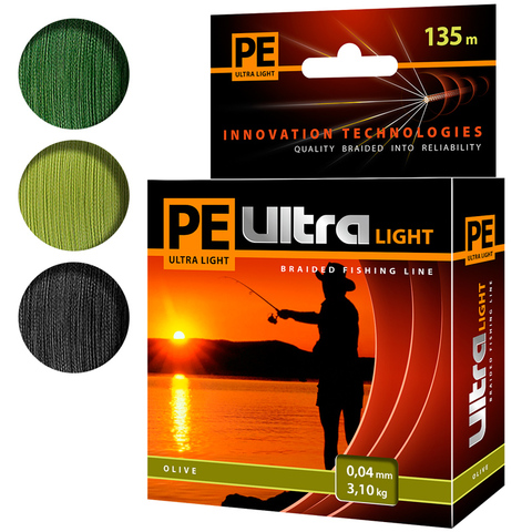 Braided fishing line AQUA PE Ultra Light (135m) ► Foto 1/5