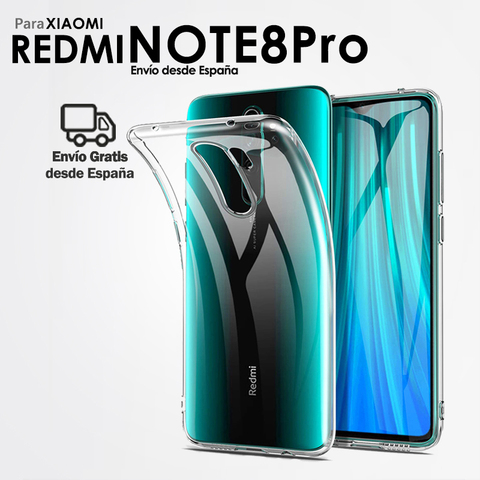 Funda de Gel TPU Carcasa Silicona para Movil Xiaomi Redmi Note 8 Pro Funda Protector Trasera Transparente Ultra Delgado Suave para Smartphone ► Foto 1/4