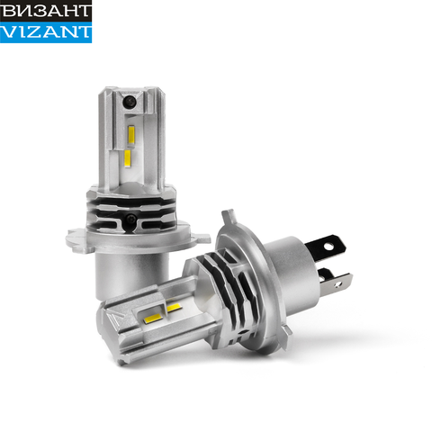 Lámpara LED vizant M4 hembra H4 con chip Cree tecnología 4500lm 5000 K (2 uds) ► Foto 1/6