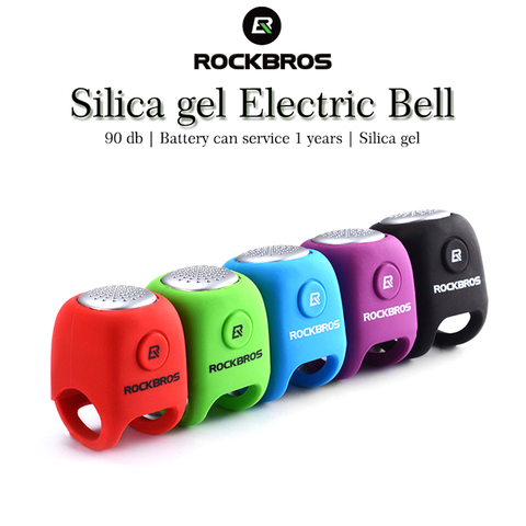 ROCKBROS-bocina eléctrica para ciclismo, timbre de manillar de bicicleta, bocina de 90 dB, a prueba de lluvia, accesorios para bicicleta ► Foto 1/6