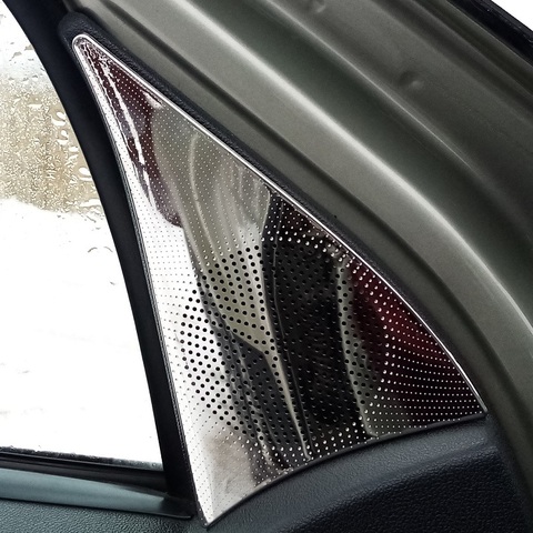 De acero inoxidable Puerta de ventana triángulo espejos laterales panel bordes decorativos de cubiertas para Renault Dacia Duster Daster 2010-2017 ► Foto 1/1