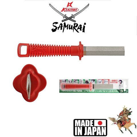 Lima, Samurai dfh-70, 70mm, pluma abrasiva para afilar dientes Sierra y tijeras ► Foto 1/3