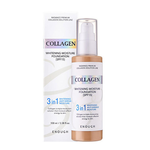 Crema tonificante 3 en 1 base blanqueadora de colágeno suficiente SPF15 N21 100 ml ► Foto 1/4