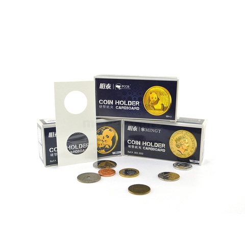 Soportes para monedas bajo el clip de papel. ¡Un paquete de 50 piezas! Tamaños de 17,5mm a 40mm ► Foto 1/3