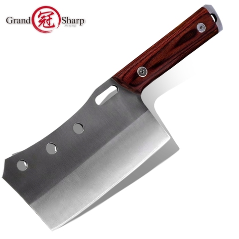 Cuchillo de cuchilla para barbacoa, herramienta de cocina de Chef forjado a mano, Mini cuchillo de carnicero, hacha de carne, herramienta de acampada al aire libre, regalo de Navidad ► Foto 1/6