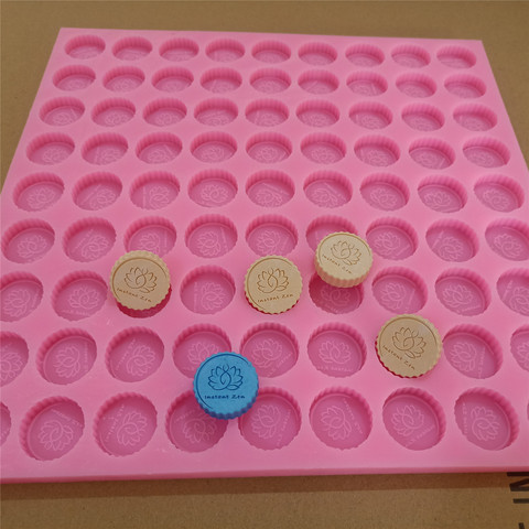 Molde de fundido de cera personalizado, moldes de fundición de cera de silicona con forma personalizada, tamaño de logotipo de marca, en bandejas ► Foto 1/5