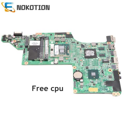 NOKOTION para HP Pavilion DV6 DV6-3000 placa base de computadora portátil HM55 DDR3 512MG GPU gratis cpu 630280-001 DA0LX6MB6H1 DA0LX6MB6F1 ► Foto 1/6