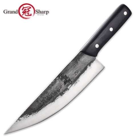 Cuchillo de Chef chino hecho a mano, acero de deshuesar forjado, rebanador de carnicero, cuchillos de cocina hechos en China, herramientas de cocina profesionales nuevas ► Foto 1/6