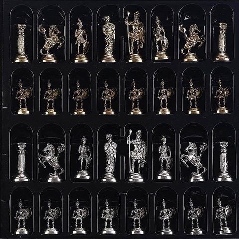 Gift Home Small You Metal ajedrez romano piedra brillante única, Colección especial, entrega rápida desde Turquía ► Foto 1/1