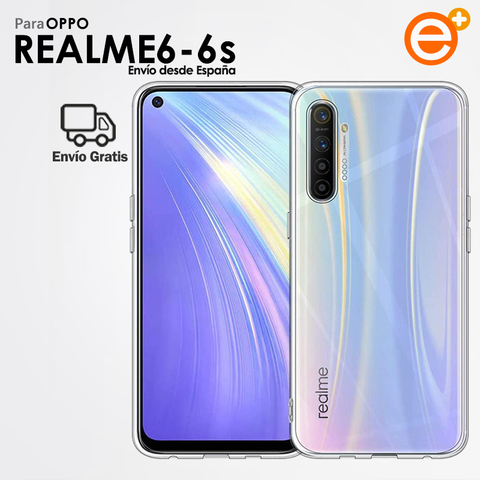 Funda de Gel TPU Carcasa Silicona para OPPO Realme 6 6s Funda Protector Trasera Transparente Ultra Delgado Suave Movil ► Foto 1/4